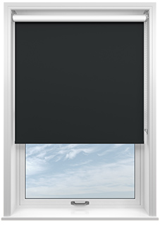 Rimini (Blackout), Black - Roller Blind